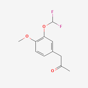 1-(3-(Difluoromethoxy)-4-methoxyphenyl)propan-2-one