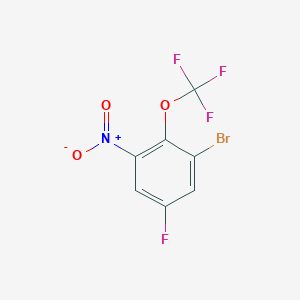 1-Bromo-5-fluoro-3-nitro-2-(trifluoromethoxy)benzene