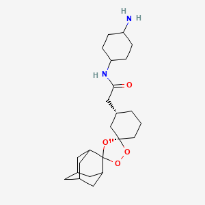 N-((1R,4R)-4-Aminocyclohexyl)-2-((1R,3R,3''R,5R,5'R,7R)-dispiro[adamantane-2,3'-[1,2,4]trioxolane-5',1''-cyclohexan]-3''-YL)acetamide