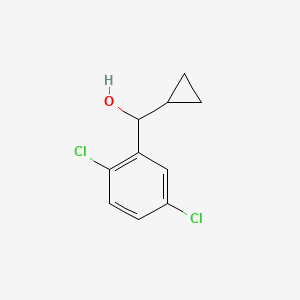 molecular formula C10H10Cl2O B15384063 Cyclopropyl(2,5-dichlorophenyl)methanol 