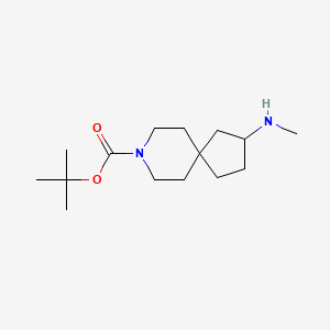 tert-Butyl 2-(methylamino)-8-azaspiro[4.5]decane-8-carboxylate