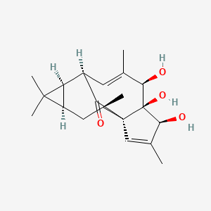 (1S,4S,5S,6R,9R,10R,12R,14R)-4,5,6-trihydroxy-3,7,11,11,14-pentamethyltetracyclo[7.5.1.01,5.010,12]pentadeca-2,7-dien-15-one