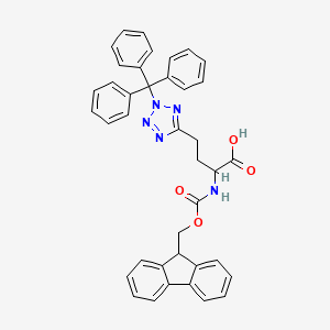 (2S)-2-({[(9H-fluoren-9-yl)methoxy]carbonyl}amino)-4-[2-(triphenylmethyl)-2H-1,2,3,4-tetrazol-5-yl]butanoic acid