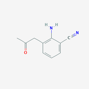 1-(2-Amino-3-cyanophenyl)propan-2-one