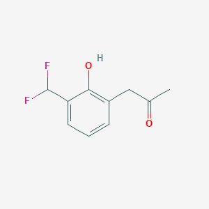 1-(3-(Difluoromethyl)-2-hydroxyphenyl)propan-2-one