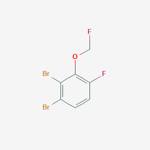 1,2-Dibromo-4-fluoro-3-(fluoromethoxy)benzene