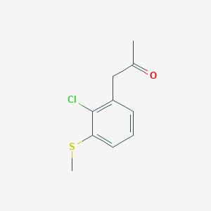 1-(2-Chloro-3-(methylthio)phenyl)propan-2-one