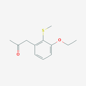 1-(3-Ethoxy-2-(methylthio)phenyl)propan-2-one