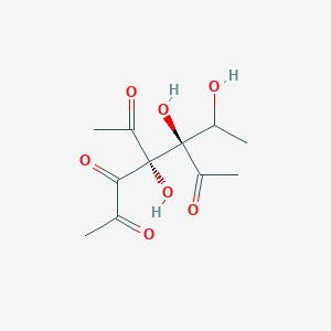 (4S,5R)-4-acetyl-4,5-dihydroxy-5-(1-hydroxyethyl)heptane-2,3,6-trione