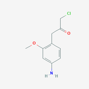 1-(4-Amino-2-methoxyphenyl)-3-chloropropan-2-one