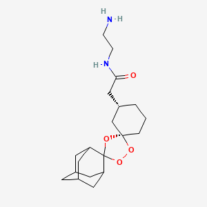 N-(2-Aminoethyl)-2-((1R,3R,3''R,5R,5'R,7R)-dispiro[adamantane-2,3'-[1,2,4]trioxolane-5',1''-cyclohexan]-3''-YL)acetamide