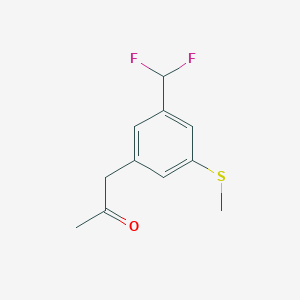 1-(3-(Difluoromethyl)-5-(methylthio)phenyl)propan-2-one