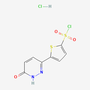 5-(6-Oxo-1,6-dihydropyridazin-3-YL)thiophene-2-sulfonyl chloride hcl