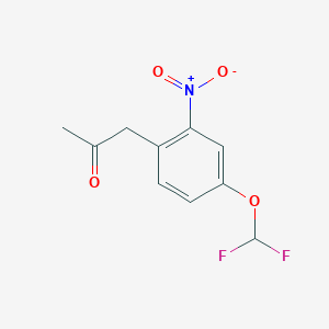 1-(4-(Difluoromethoxy)-2-nitrophenyl)propan-2-one