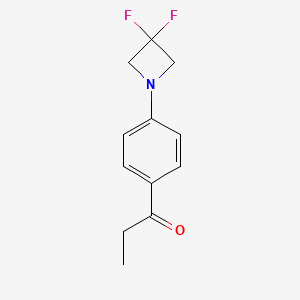 1-(4-(3,3-Difluoroazetidin-1-YL)phenyl)propan-1-one