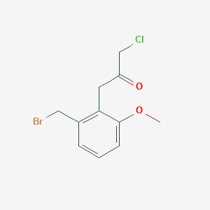 1-(2-(Bromomethyl)-6-methoxyphenyl)-3-chloropropan-2-one