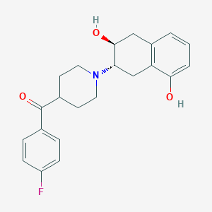 (1-((2S,3S)-3,8-dihydroxy-1,2,3,4-tetrahydronaphthalen-2-yl)piperidin-4-yl)(4-fluorophenyl)methanone