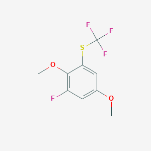 1,4-Dimethoxy-2-fluoro-6-(trifluoromethylthio)benzene