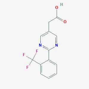 2-(2-(Trifluoromethyl)phenyl)pyrimidine-5-acetic acid