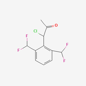 1-(2,6-Bis(difluoromethyl)phenyl)-1-chloropropan-2-one