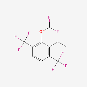 1,4-Bis(trifluoromethyl)-2-(difluoromethoxy)-3-ethylbenzene