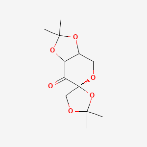 molecular formula C12H18O6 B15385318 1,2,4,5-Di-O-isopropylidene-beta-D-erythro-2,3-hexodiulo-2,6-pyranose 