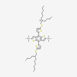 [4,8-bis[5-(2-butyloctylsulfanyl)thiophen-2-yl]-2-trimethylstannylthieno[2,3-f][1]benzothiol-6-yl]-trimethylstannane