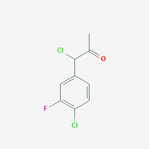 1-Chloro-1-(4-chloro-3-fluorophenyl)propan-2-one