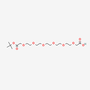 molecular formula C18H34O10 B15385492 HOOCCH2O-PEG5-CH2COOtBu 