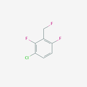 1-Chloro-2,4-difluoro-3-(fluoromethyl)benzene