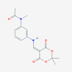 N-[3-[[(2,2-Dimethyl-4,6-dioxo-1,3-dioxan-5-ylidene)methyl]amino]phenyl]-N-methylacetamide