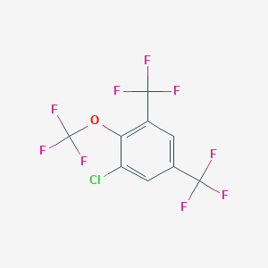 1,5-Bis(trifluoromethyl)-3-chloro-2-(trifluoromethoxy)benzene