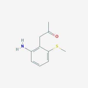 1-(2-Amino-6-(methylthio)phenyl)propan-2-one