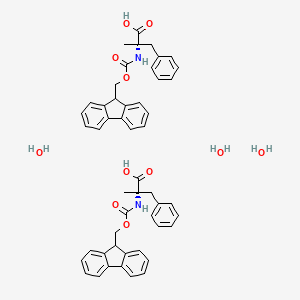 molecular formula C50H52N2O11 B15385611 Fmoc-alpha-Me-Phe-OH 