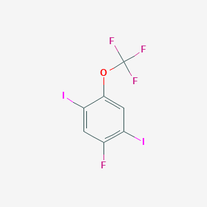 1,4-Diiodo-2-fluoro-5-(trifluoromethoxy)benzene