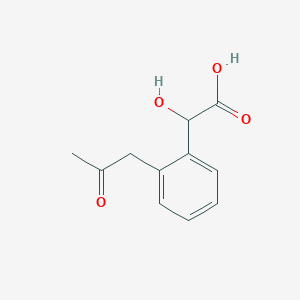 1-(2-(Carboxy(hydroxy)methyl)phenyl)propan-2-one