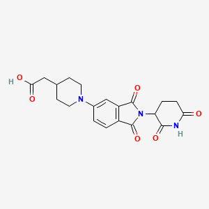 2-(1-(2-(2,6-Dioxopiperidin-3-yl)-1,3-dioxoisoindolin-5-yl)piperidin-4-yl)acetic acid