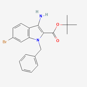 tert-butyl 3-amino-1-benzyl-6-bromo-1H-indole-2-carboxylate