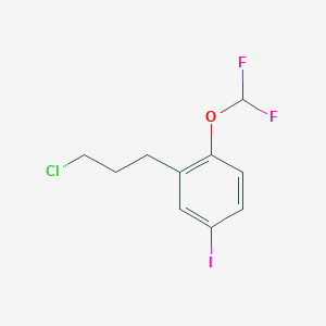 1-(3-Chloropropyl)-2-(difluoromethoxy)-5-iodobenzene