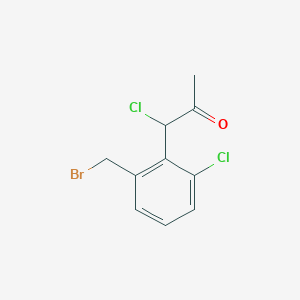 1-(2-(Bromomethyl)-6-chlorophenyl)-1-chloropropan-2-one