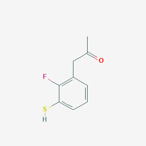 1-(2-Fluoro-3-mercaptophenyl)propan-2-one