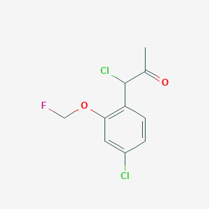 1-Chloro-1-(4-chloro-2-(fluoromethoxy)phenyl)propan-2-one