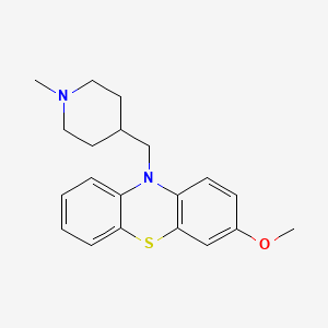 Phenothiazine, 3-methoxy-10-((1-methyl-4-piperidyl)methyl)-