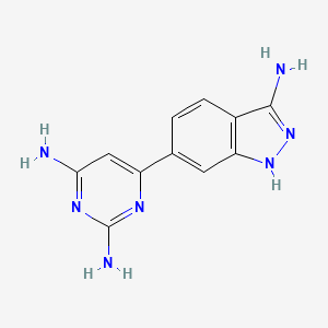 6-(3-Amino-1H-indazol-6-yl)-2,4-pyrimidinediamine