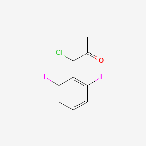 1-Chloro-1-(2,6-diiodophenyl)propan-2-one