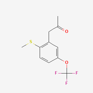 1-(2-(Methylthio)-5-(trifluoromethoxy)phenyl)propan-2-one