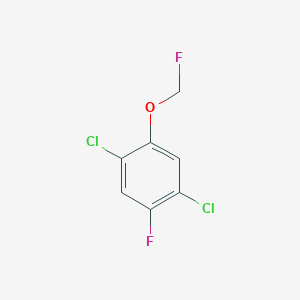 1,4-Dichloro-2-fluoro-5-(fluoromethoxy)benzene