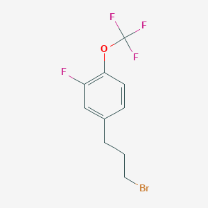 1-(3-Bromopropyl)-3-fluoro-4-(trifluoromethoxy)benzene