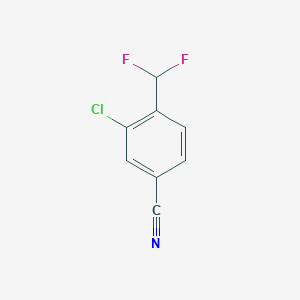 3-Chloro-4-(difluoromethyl)benzonitrile