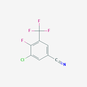 3-Chloro-4-fluoro-5-(trifluoromethyl)benzonitrile